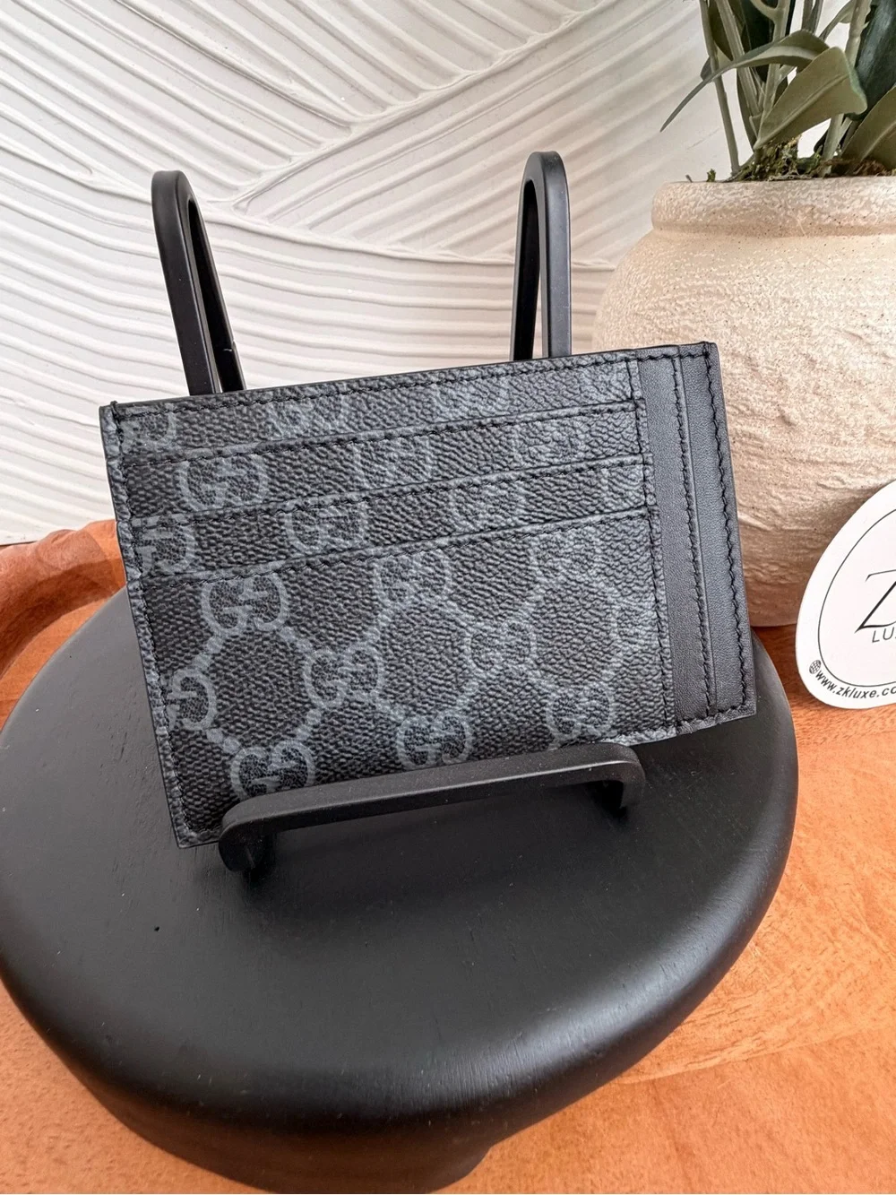 Gucci GG Supreme Canvas Card Case